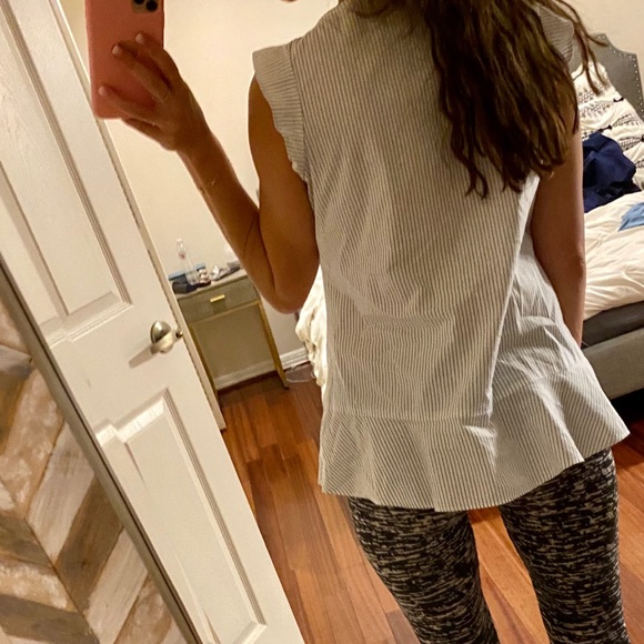 Banana Republic Stripe Ruffle Blouse - Picture 5 of 5